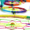 Large Bright Rainbow Dreamcatcher-Siesta Crafts