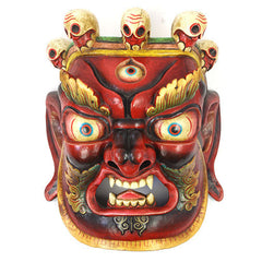 Large Artisan Bhairab Mask No.75-Siesta Crafts