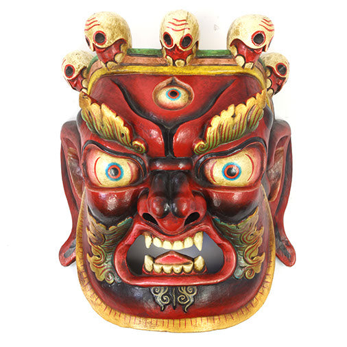 Large Artisan Bhairab Mask No.75-Siesta Crafts