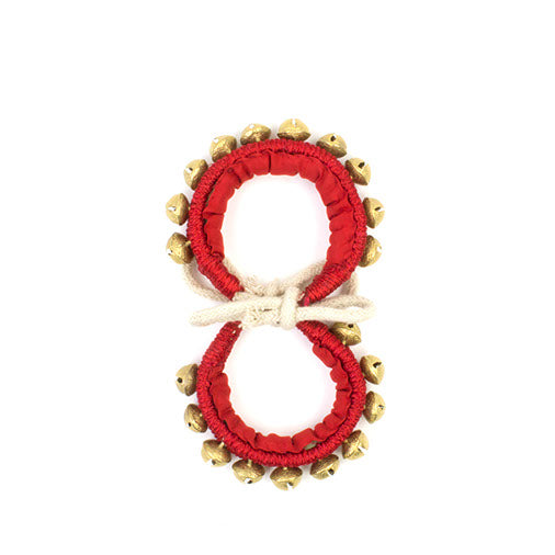 Nacha Resham Ankle Bells (pair)-Siesta Crafts