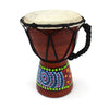 Mini Painted Djembe-Siesta Crafts