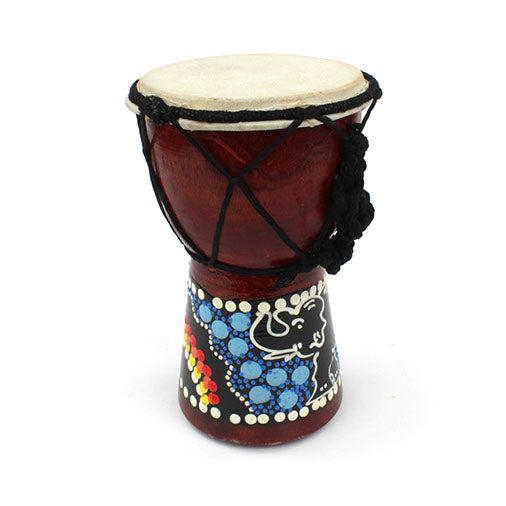 Mini Painted Djembe-Siesta Crafts