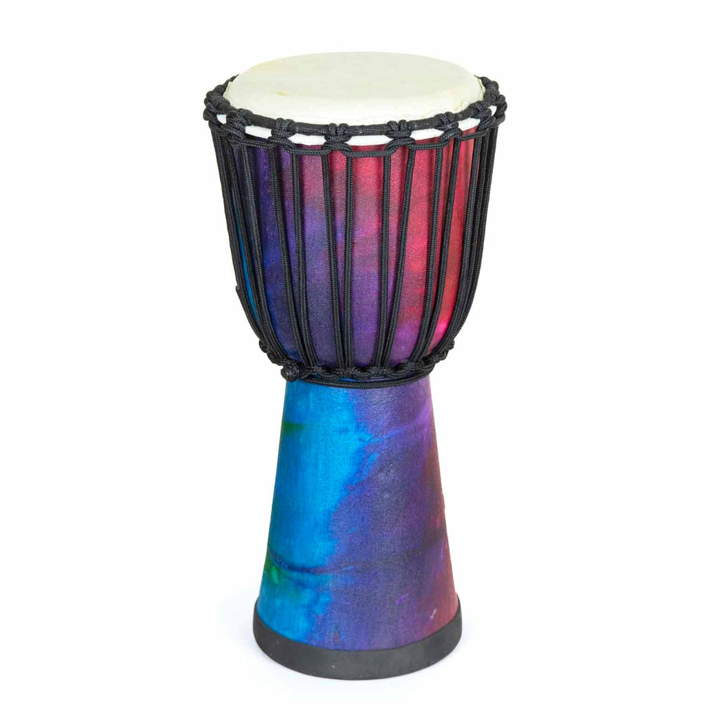 Medium Rainbow Djembe-Siesta Crafts