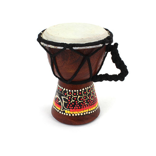 Tiny Painted Djembe-Siesta Crafts