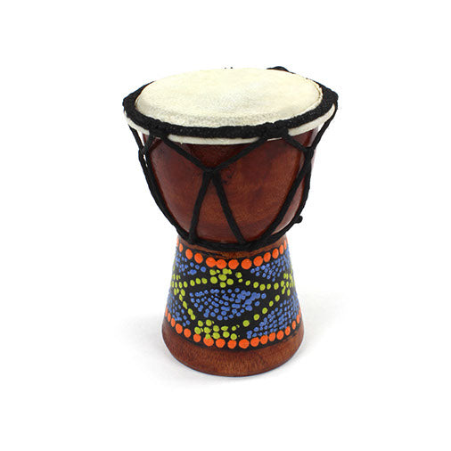 Tiny Painted Djembe-Siesta Crafts