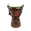 Extra Small Painted Djembe-Siesta Crafts