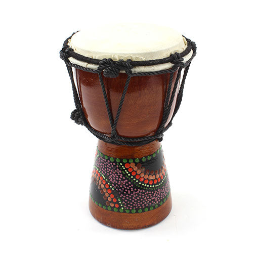 Extra Small Painted Djembe-Siesta Crafts
