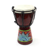 Extra Small Painted Djembe-Siesta Crafts