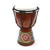 Extra Small Painted Djembe-Siesta Crafts