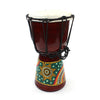 Small Painted Djembe-Siesta Crafts