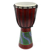 Large Painted Djembe-Siesta Crafts