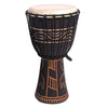 Dark Carved Good Quality Djembe 50cm-Siesta Crafts