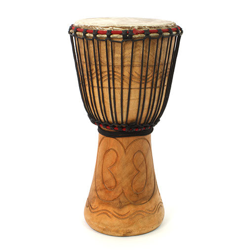 Medium Ghanaian Djembe (9" Head)-Siesta Crafts
