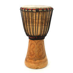Medium Ghanaian Djembe (9" Head)-Siesta Crafts