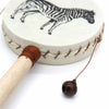 Zebra Zoo Hand Drum-Siesta Crafts