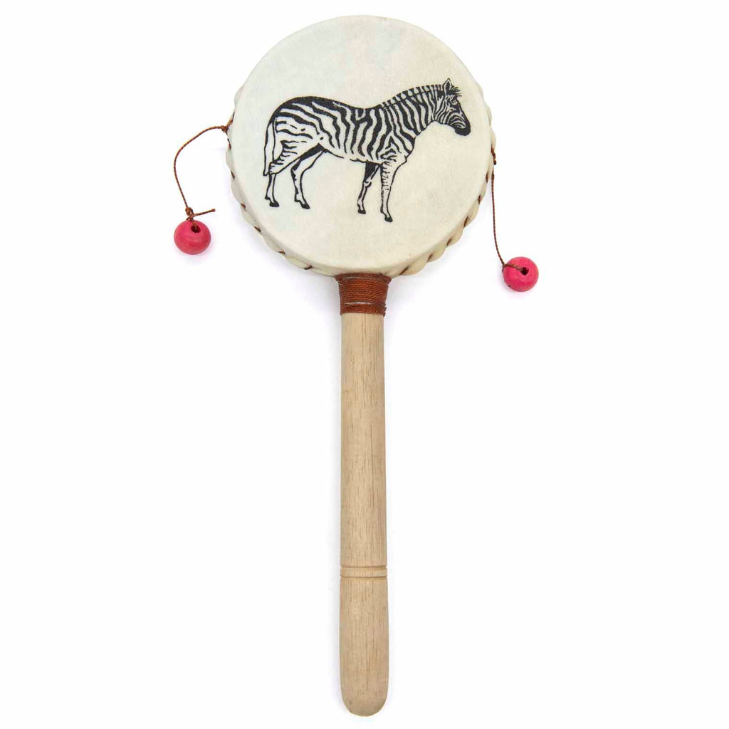 Zebra Zoo Hand Drum-Siesta Crafts