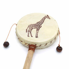 Giraffe Zoo Hand Drum-Siesta Crafts