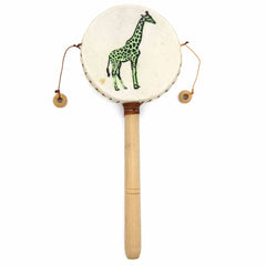 Giraffe Zoo Hand Drum-Siesta Crafts