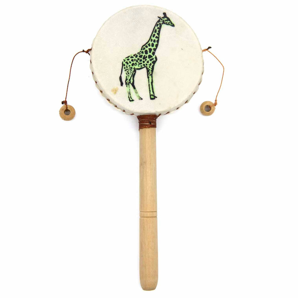 Giraffe Zoo Hand Drum-Siesta Crafts