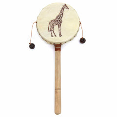 Giraffe Zoo Hand Drum-Siesta Crafts