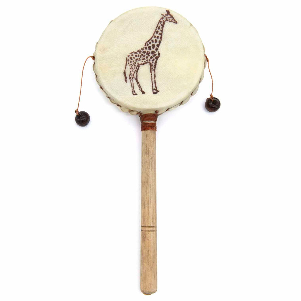 Giraffe Zoo Hand Drum-Siesta Crafts