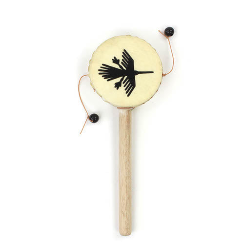 Small Nazca Design Hand Drum-Siesta Crafts
