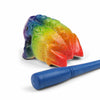 Mini Rainbow Croaking Frog Guiro-Siesta Crafts