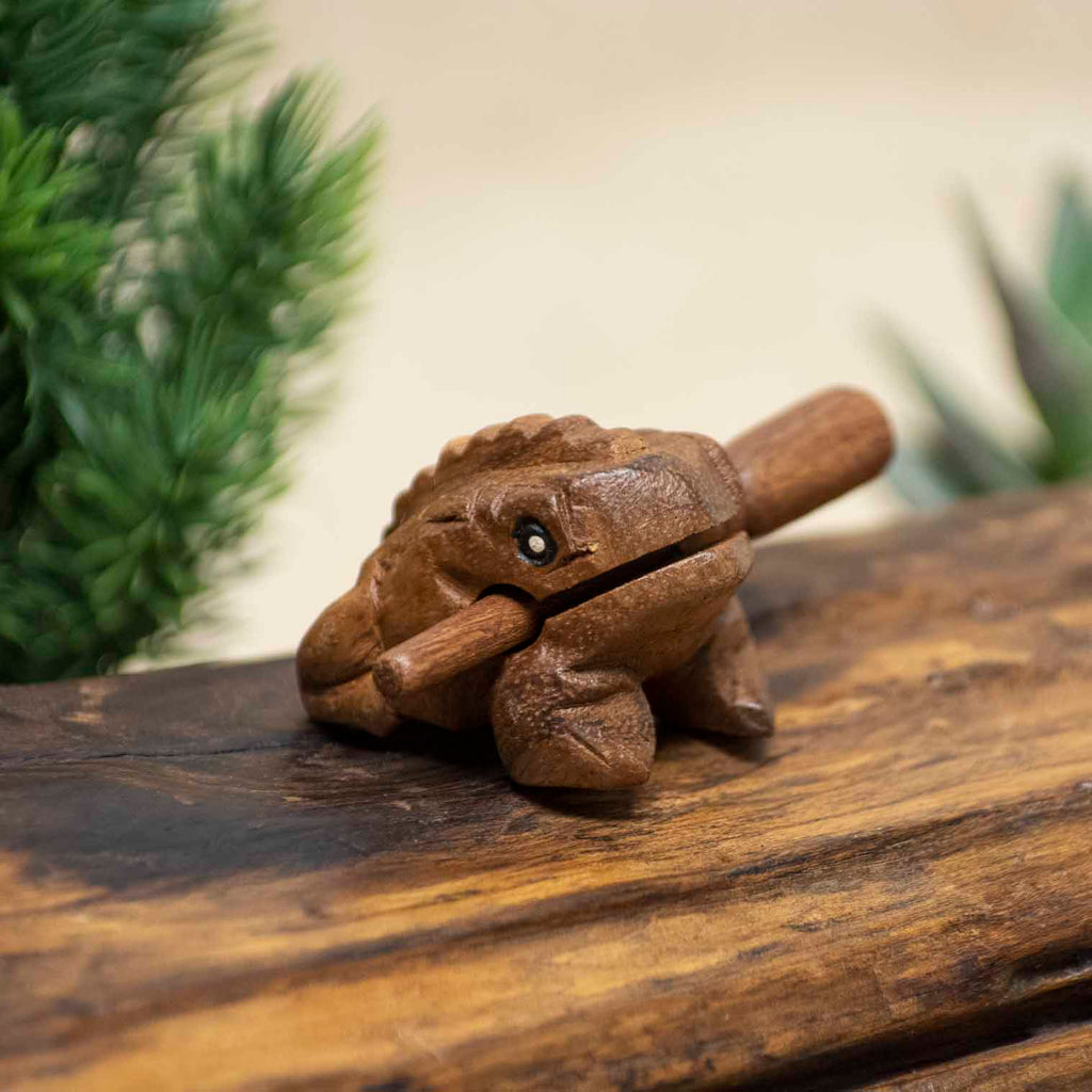 Mini Croaking Frog Guiro-Siesta Crafts