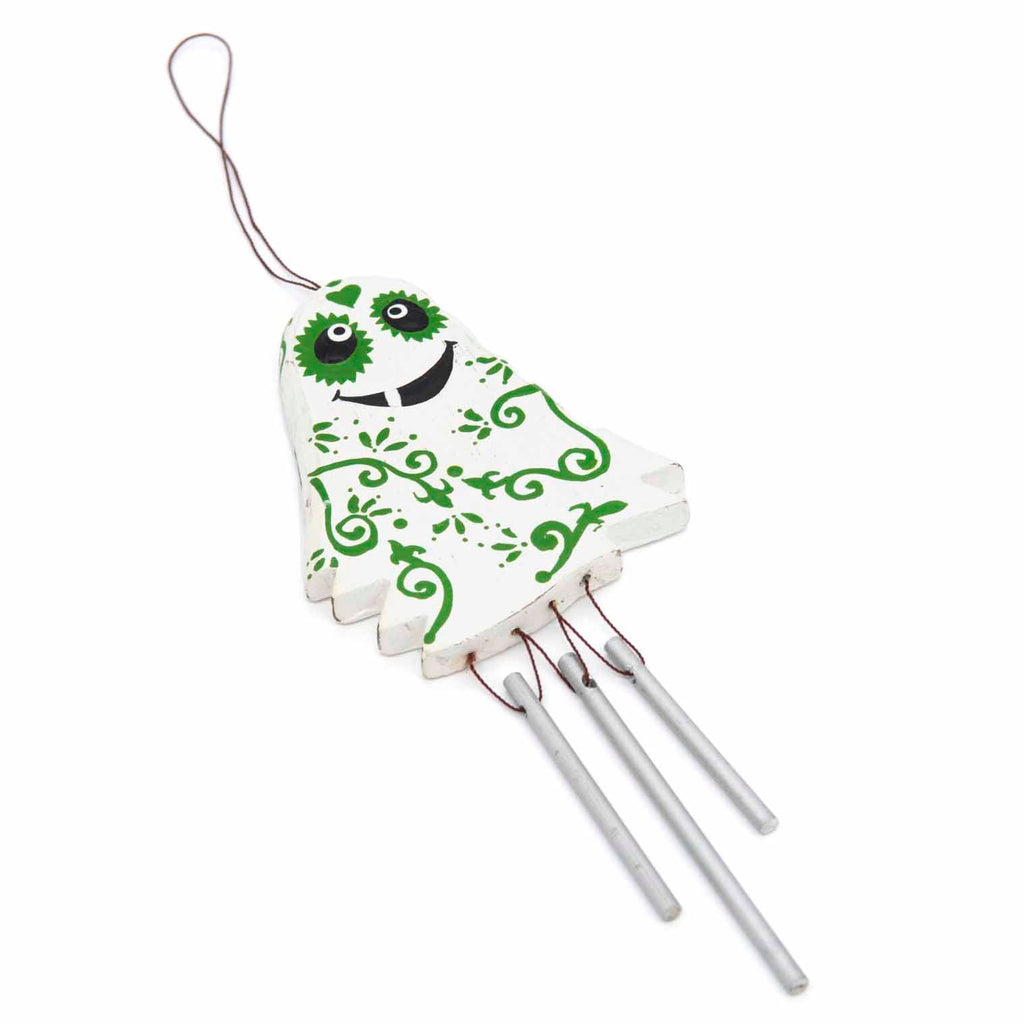 Spooky Ghost Chimes-Siesta Crafts
