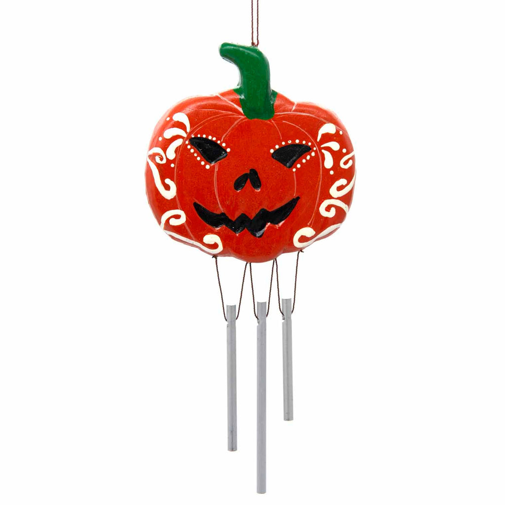 Spooky Pumpkin Chimes-Siesta Crafts