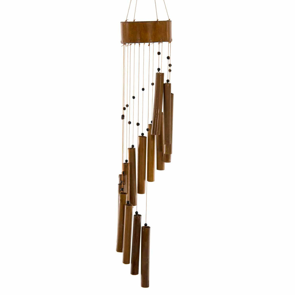 Spiral Bamboo Windchime-Siesta Crafts