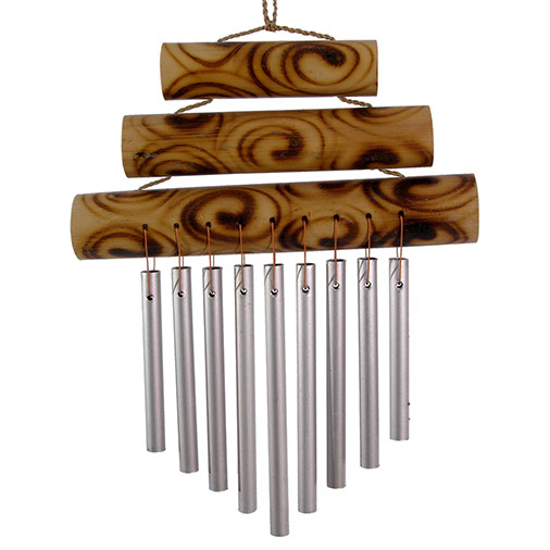 Small Triple Bamboo Chime-Siesta Crafts