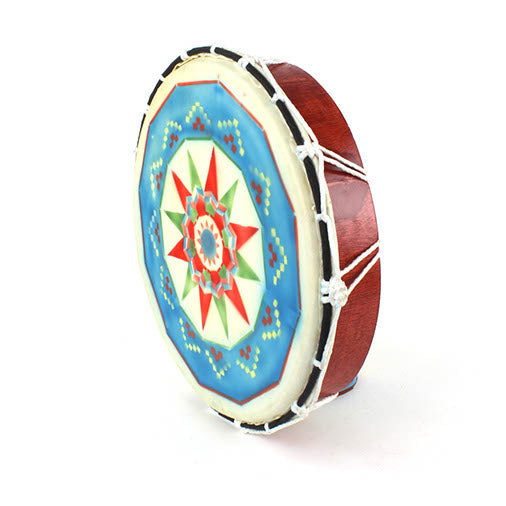 Medium Painted Shamanic Drum-Siesta Crafts