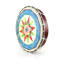 Large Painted Shamanic Drum-Siesta Crafts