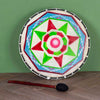 Large Painted Shamanic Drum-Siesta Crafts