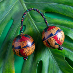 Painted Cas Cas Shaker-Siesta Crafts