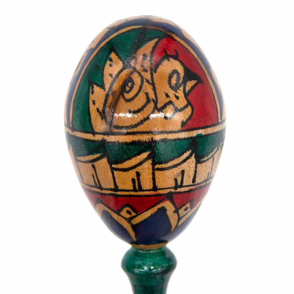 Painted Egg Stick Shaker-Siesta Crafts