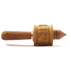 Tiny Wooden Prayer Wheel-Siesta Crafts