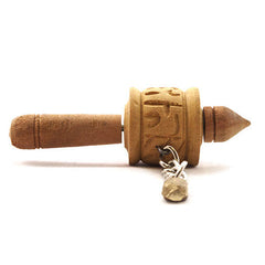 Tiny Wooden Prayer Wheel-Siesta Crafts