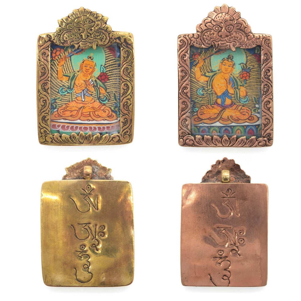 Handpainted Thangka Pendant-Siesta Crafts