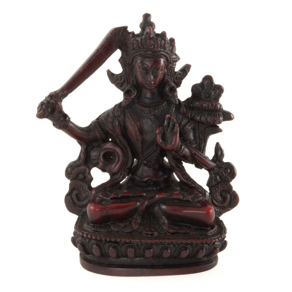 Manjushri Resin Statue-Siesta Crafts