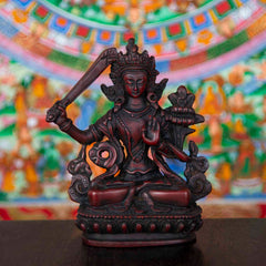 Manjushri Resin Statue-Siesta Crafts