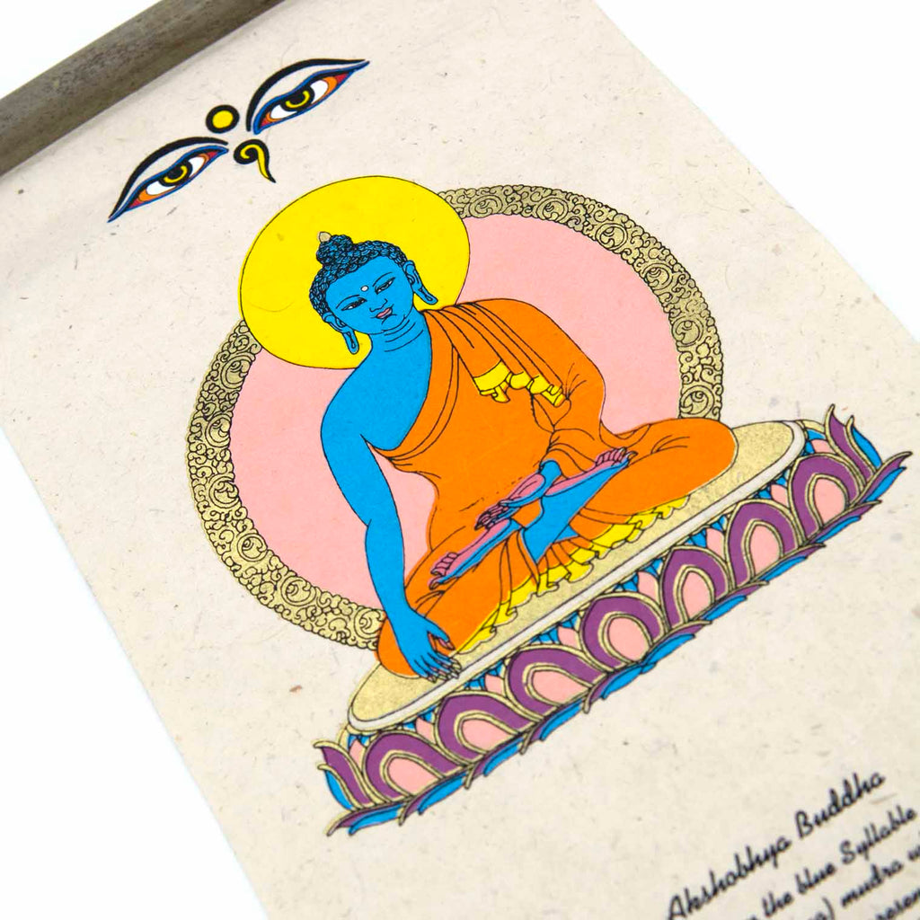 Lokta Deity Scroll - Buddha-Siesta Crafts