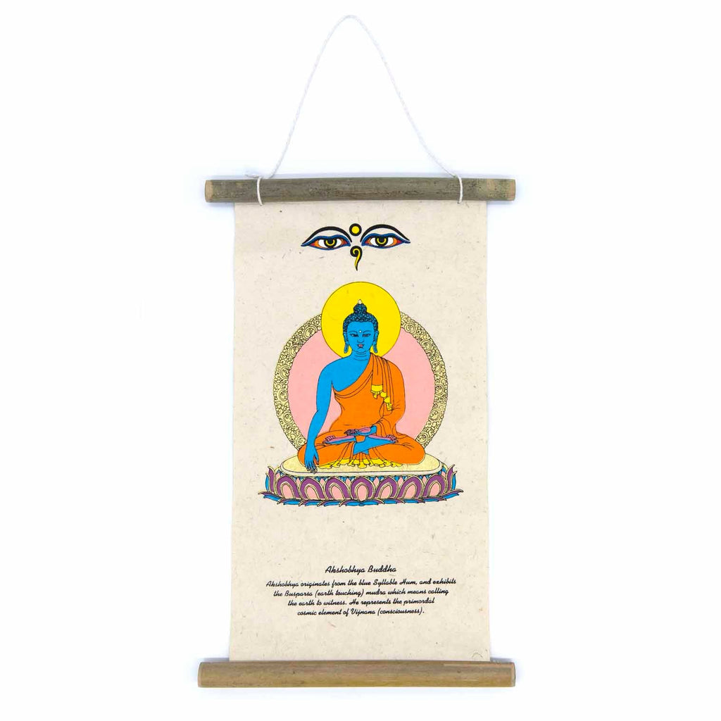 Lokta Deity Scroll - Buddha-Siesta Crafts