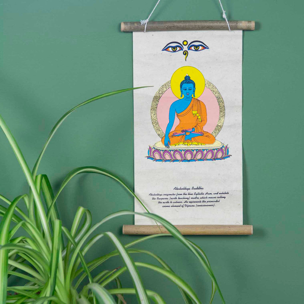 Lokta Deity Scroll - Buddha-Siesta Crafts