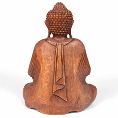 Large Handcarved Sitting Buddha-Siesta Crafts