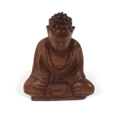 Small Handcarved Sitting Buddha-Siesta Crafts