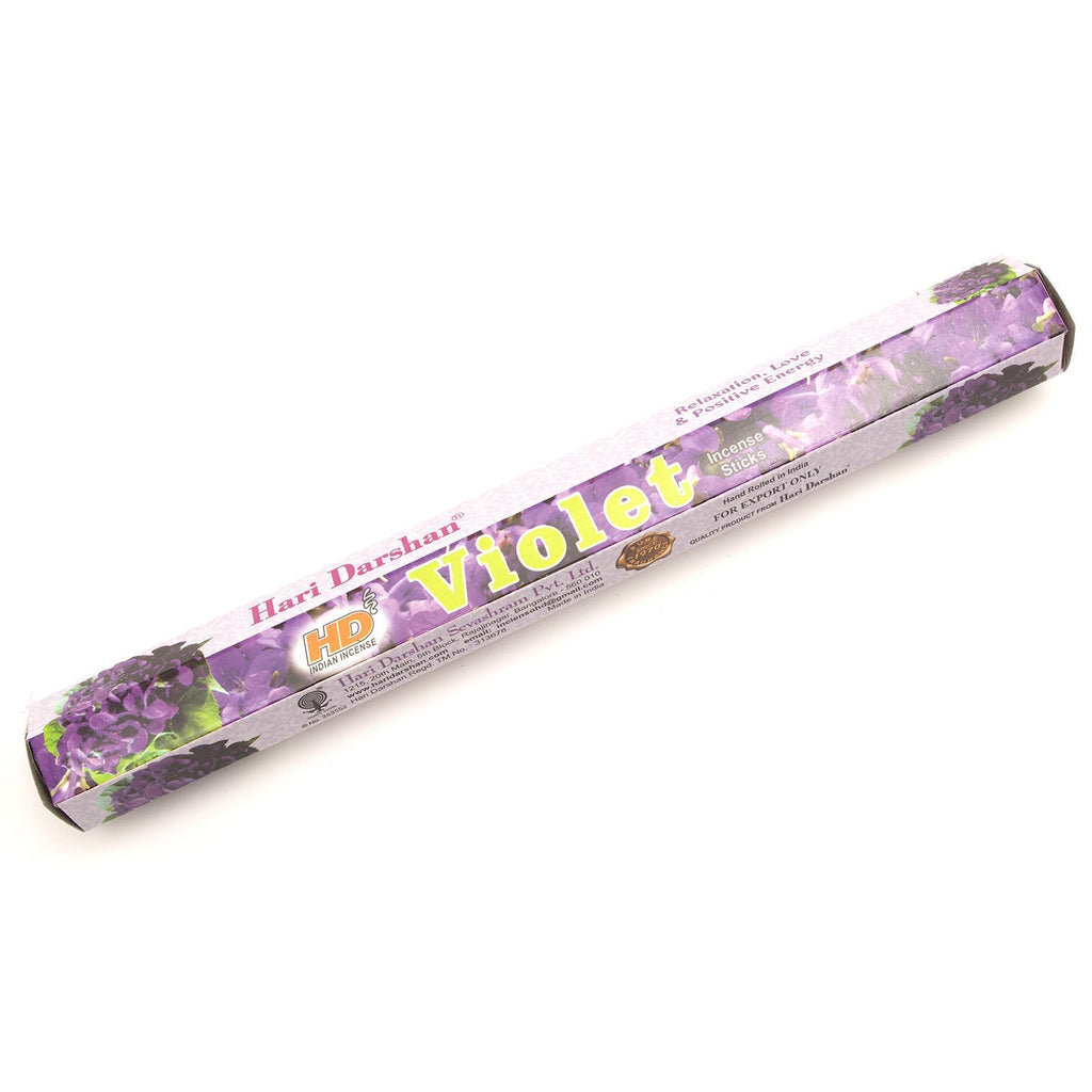 Violet Hexagon Incense-Siesta Crafts