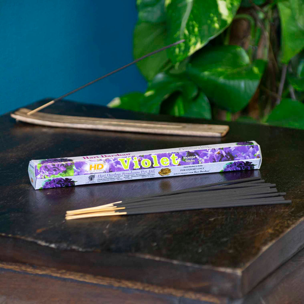 Violet Hexagon Incense-Siesta Crafts