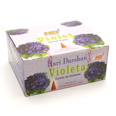 Violet Hari Incense Cones-Siesta Crafts